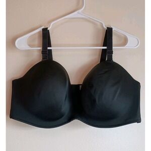 Cacique Convertible Strapless Bra 44DD Black NWOT Multiway